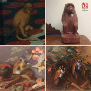 collage di Scimmie al Museo